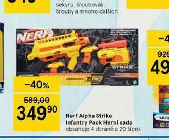 Tesco Nerf alpha strike infatry pack herní sada nabídka