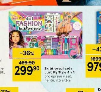 Tesco Zkrášlovací sada just my style 4 v1 nabídka