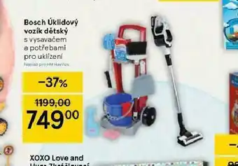 Tesco Bosch úklidový vozík dětský nabídka