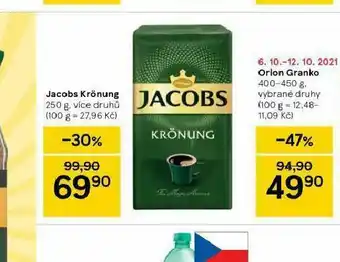 Tesco Káva jacobs krönung nabídka