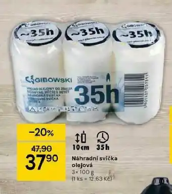 Tesco Náhrobní svíčka olejová nabídka