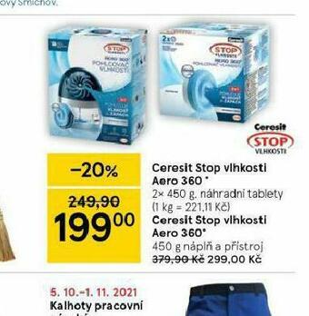 Tesco Ceresit stop vlhkosti aero 360 ° nabídka