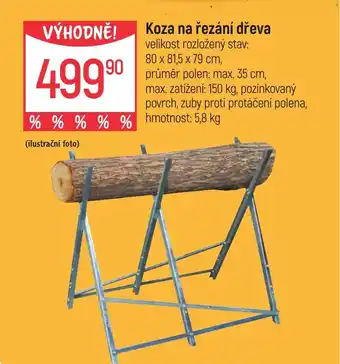Koza na řezání dřeva