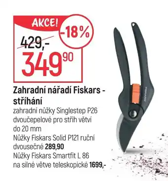 Globus Zahradní nářadí Fiskars - stříhání nabídka