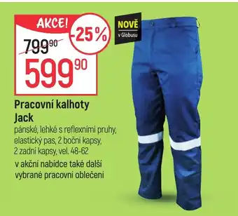 Globus Pracovní kalhoty Jack nabídka