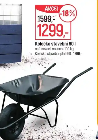 Globus Kolečko stavební 60 l. nabídka