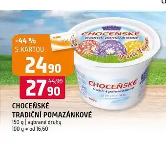 Terno Choceňské tradiční pomazánkové nabídka
