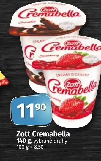 Zott Cremabella 140 g