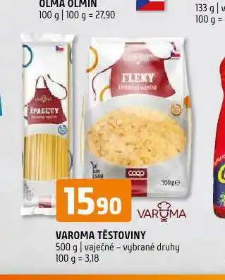 Terno Varoma těstoviny nabídka