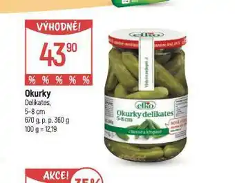 Globus Okurky delikates nabídka