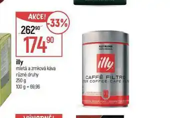 Globus Illy mletá a zrnková káva nabídka