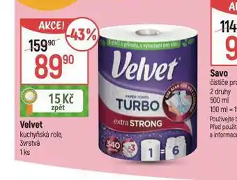 Globus Velvet kuchyňské role nabídka