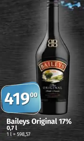 Baileys Original 17% 0,7 l.