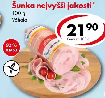 CBA Šunka nejvyšší jakosti nabídka