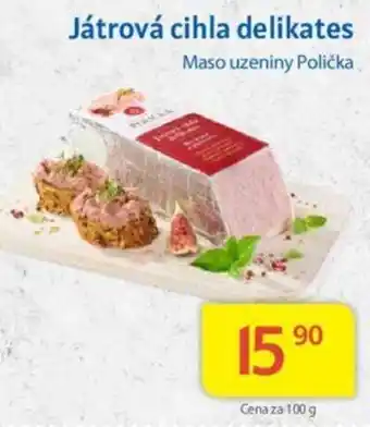 Kubík potraviny Játrová cihla delikates nabídka