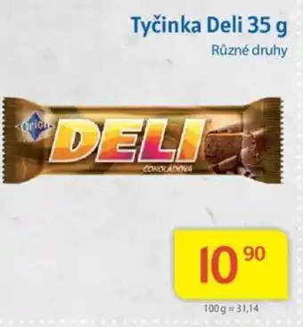 Kubík potraviny Tyčinka Deli 35 g nabídka