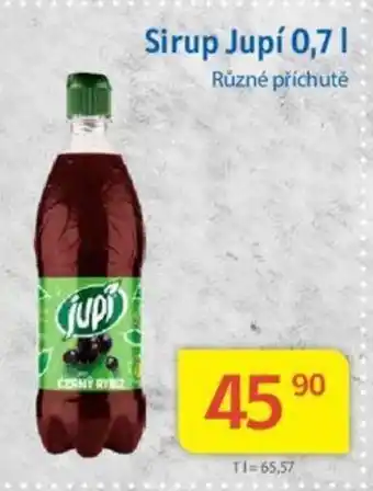 Kubík potraviny Sirup Jupí 0,7 l. nabídka