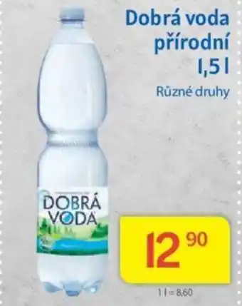 Kubík potraviny Dobrá voda přírodní 1.5 l. nabídka
