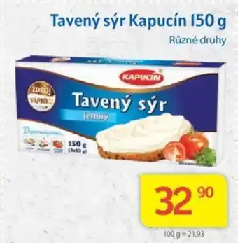Kubík potraviny Tavený sýr Kapucín 150 g nabídka