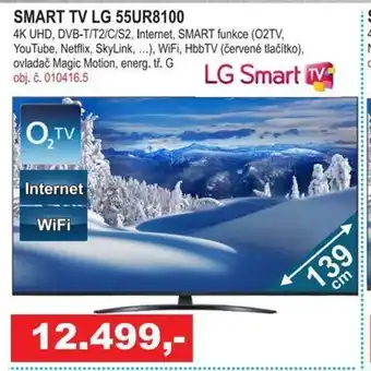 Elektro Spáčil SMART TV LG 55UR8100 nabídka