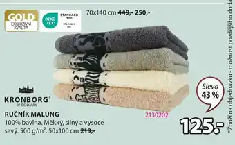 JYSK RUČNÍK MALUNG nabídka