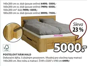 JYSK POSTELOVÝ RÁM HALD nabídka