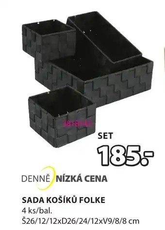 JYSK SADA KOŠÍKŮ FOLKE nabídka