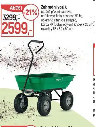 Globus Zahradní vozík nabídka