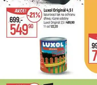 Globus Luxol originál 4,5l nabídka