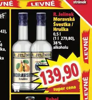 Norma R. jelínek moravská švestka / hruška nabídka