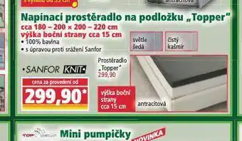 Norma Napínací prostěradlo 180-200 x 200 cm na podložku nabídka