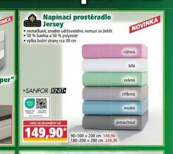 Norma Napínací prostěradlo 180-200 x 200 cm na podložku nabídka