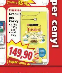 Norma Friskies granule pro kočky nabídka