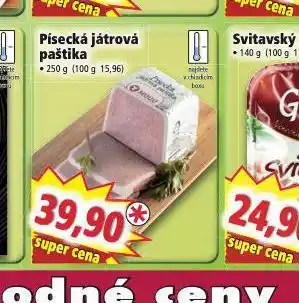 Norma Písecká játrová paštika nabídka