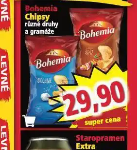 Norma Bohemia chips nabídka