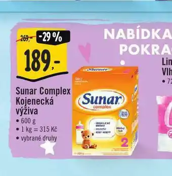 Jip Sunra complex kojenecká výživa nabídka