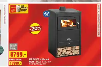 Baumax Krbová kamna blist b22 nabídka