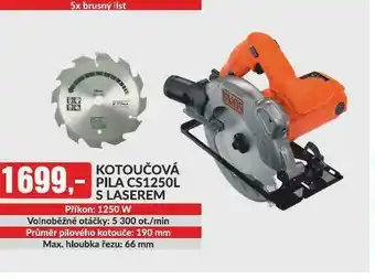 Baumax Kotoučová pila black and decker nabídka