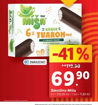 Lidl Zmrzlina Míša nabídka