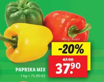 Lidl PAPRIKA MIX nabídka