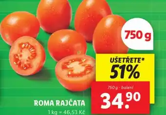 Lidl ROMA RAJČATA nabídka
