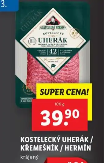 KOSTELECKÝ UHERÁK / KŘEMEŠNÍK / HERMÍN