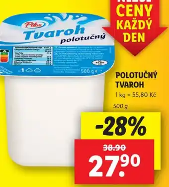 Lidl POLOTUČNÝ TVAROH nabídka
