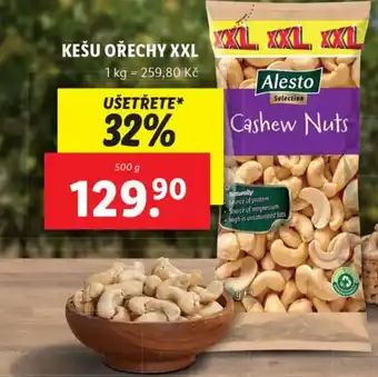Lidl KEŠU OŘECHY XXL nabídka
