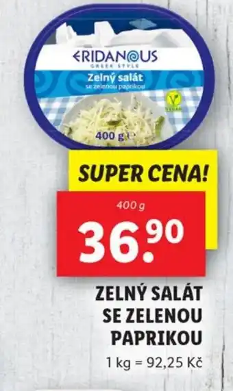 Lidl ZELNÝ SALÁT SE ZELENOU PAPRIKOU nabídka