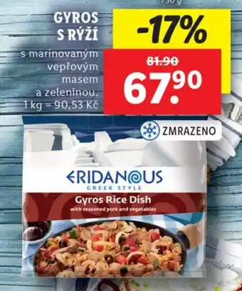 Lidl GYROS S RÝŽÍ nabídka