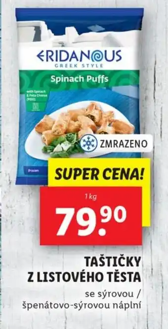 Lidl TAŠTIČKY Z LISTOVÉHO TĚSTA nabídka