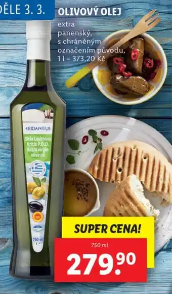 Lidl OLIVOVÝ OLEJ nabídka
