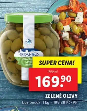 Lidl ZELENÉ OLIVY nabídka