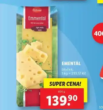 Lidl Ementál nabídka